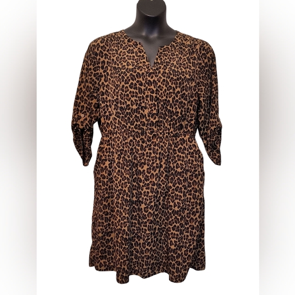 Old Navy Leopard Print Dress - Picture 1 of 8